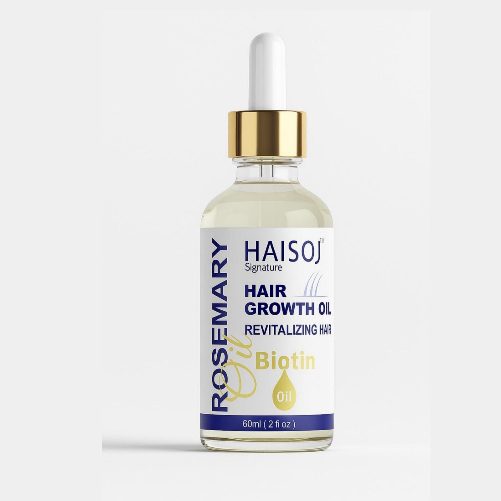 Haisoj Signature Biotin & Rosemary Oil - Organic for Hair Growth