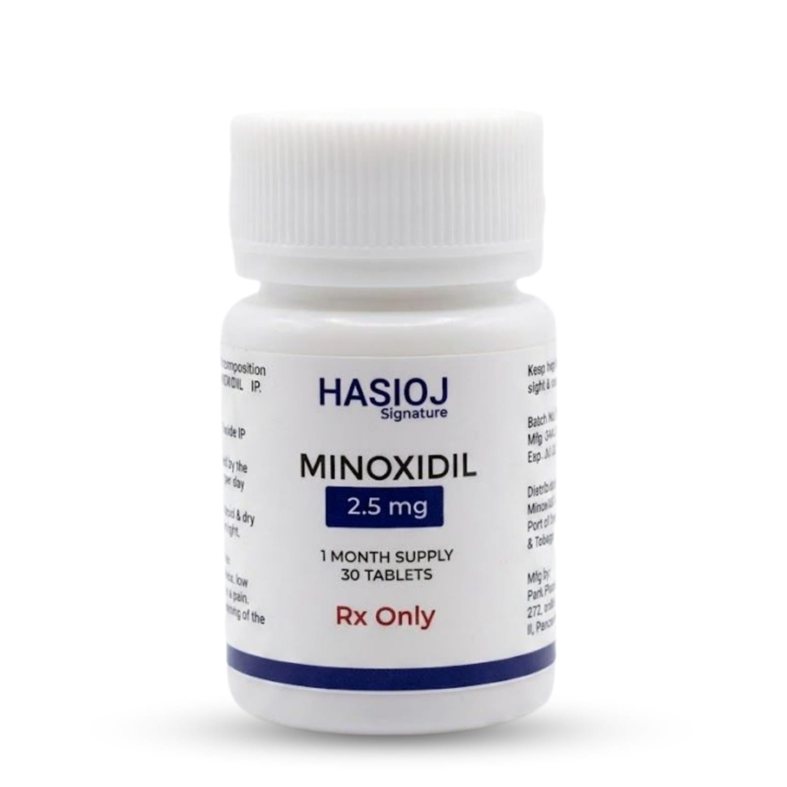 Haisoj Oral Minoxidil Tablets 2.5mg | 1 Month Supply