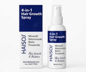 Haisoj Signature Hair Growth Spray - Minoxidil+ Finasteride + Ketoconazole + Biotin